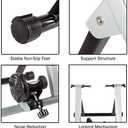 Trainer Bicycle Indoor Trainer Exercise Machine Ride All Year Around with 850 Gram Machined Steel Flywheel for The Most Natural Pedal Feel