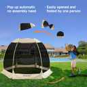 Alvantor Pop Up Screen House Gazebo with Mosquito Netting, Instant UV Resistant Sun Shelter for Patio & Backyard, Portable Canopy Tent for 2-10 Person