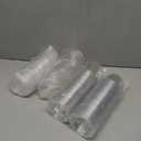 100 Pack 9 oz Clear Plastic Cups with Strawless-Sip-Lids, Disposable Cups Plastic Iced Coffee Cups, To Go Cups with Sip Through Lids for Smoothie, Milkshake, Cold Drinks for Party, Wedding, Event