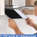 8 PCS Charcoal Filter for Range Hood 7.75" x 10.5" Replace Broan NuTone BP58Compatible with Broan-NuTone Non-Duct 43000 Series Range Hood, Carbon Cloth Filter for Absorbing Fumes and Grease