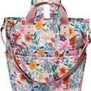 ESVAN Diaper Tote Bag Totepack Backpack Crossbody Bag 3 in 1 for Women Laptop Backpack Multifunctional with Insulated Pockets