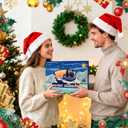 2025 Fishing Advent Calendar for Men-24 Days of valentines day gifts for him - valentines day gifts for Fishing Lovers (Blue)