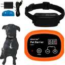 Indoor Pet Barrier for Dogs, Wireless Indoor Electric Fence, Pet Gate, Keeps Areas Off Limits, Dog Fence Waterproof/Rechargeable Training Collar (1 Dog System) 