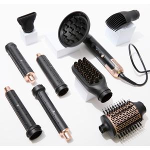 ion Luxe 8In1 Airstyler Pro, Interchangeable Hair Dryer & Curler for All Hair Types