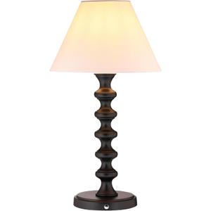 O'Bright Ember Rechargeable Table Lamp (Black_Baluster) 7"D x 7"W x 20.5"H