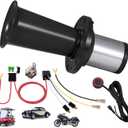 Ooga Horn 12V Kit, Classic Vintage Aooga Ahooga Horn for Classic Cars, Trucks, Golf Carts
