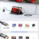 JSAUX Mini HDMI to HDMI Cable 6FT, [Mini HDMI][Aluminum Shell, Braided] High Speed 4K 60Hz HDMI 2.0 Cord, Compatible with Camera, Camcorder, Tablet and Graphics/Video Card, Laptop, Raspberry Pi Zero W