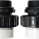 2 Pack 2" MIP x 2" PVC 21063-200-000 Hi-Temp Unions Compatible with All Whisperflo and Intelliflo Pool Pumps