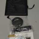 Paodekua 2 Pack 4W Solar Charger for Ring Spotlight & Stick Up Outdoor Cam, Black, High Efficiency, 10FT/3M Long Cable with USB-C to Ring Barrel Plug