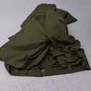 Utopia Bedding Duvet Cover Queen Size - 3 Piece with Zipper Closure - 1 Comforter Cover 90X90 Inches & 2 Pillow Shams 20X26 Inches (Olive) Comforter Not Included