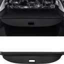 AUXKO Retractable Cargo Cover for Tesla Model Y Juniper 2026, Trunk Cover Luggage Security Shade Cover for 2026 Tesla Model Y Juniper Shielding Shade Anti-Peeping Luggage Privacy Screen, Carbon Fiber