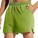 Haimont 5 Inch Mens Dry Fit Running Athletic Shorts with Pockets, Water Resistant Lightweight Quick Dry Gym Workout Shorts, XS