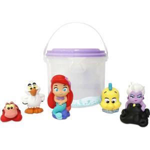 Disney Store Girl's Bath Set (Little Mermaid) - Kids Bath Accessories with Beloved Disney Characters - Colorful and Fun Bath Time Essentials for Kids - Suitable for All Ages