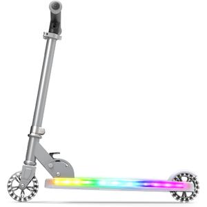 Jetson Helio X 2-Wheel Light-Up Kick Scooter, Portable Scooter for Kids with Light-Up 4-Inch Wheels, Adjustable Handlebar Height, Folding Design, Ages 5+
