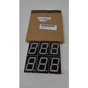 PATIKIL LED Display Digital Tube, 6 Pack 7 Segment 10 Pin 1 Bit 1.5"x2.2"x0.4" Common Cathode 3.6V LED Display Module for Electronic Driver Board, Red