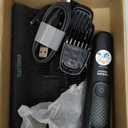 Norelco Philips All-in-One 3000 Series 13 in 1 Trimmer for Men, Beard Trimmer & Head Hair Clipper, Full Metal Self-Sharpening Blades & 8 Length Settings, MG3939/50 (Black)
