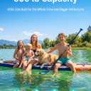 Niphean (Extra Large) Inflatable Paddle Board, SUP for 2+1 People/Family
500lbs Capacity Paddle Boards for Adults with Complete SUP Accessories, StabilTrac Fin Non-Slip Paddleboard, Gift Ideas
