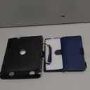 ASAPDOS for Samsung Galaxy Z Fold 6 Wallet Case with S Pen Holder,PU Leather Strap Wristlet Flip Case with Magnetic Closure[S-Pen Fully Compatible],Card Holder[RFID Blocking] and Kickstand Blue