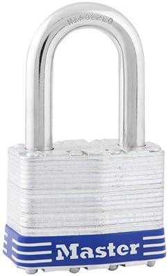 Master Lock 5DLF 2" Steel Pin Tumbler Padlock With 1-1/2" Shackle