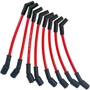 LLANNDER 8pcs 10mm High Performance Spark Plug Wire Set Compatible with Chevrolet Chevy LSx LS1 LS2 LS3 LS6 LS7 V8 LS Based Engine Ignition Wires