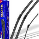 3 wipers Replacement for VW Volkswagen Tiguan 2007-2017, Windshield Wiper Blades Original Equipment Replacement - 24"/21"/13" (Set of 3) Top Lock