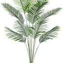 CROSOFMI Artificial Areca Palm Tree 6 Feet Fake Tropical Palm Tree,Perfect Faux Dypsis Lutescens Plants in Pot for Indoor Outdoor Home Office Garden Modern Decoration Housewarming Gift (6ft)