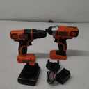 BLACK+DECKER 20V MAX Cordless Drill and Impact Driver, Power Tool Combo Kit with Battery and Charger (BD2KITCDDI)