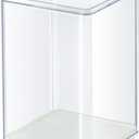 Clear Figure Display Case 3x3x4.5 inch Small Acrylic Figurine Storage Box Showcase for Collectibles Minifigure Mini Dolls Toys Organizer (Pack of 1)