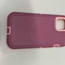 TUTUKII Magnetic Case for iPhone 13 Case/iPhone 14 Case/iPhone 15 Case, Heavy Duty Protective Phone Case, Shockproof Compatible with Magsafe Phone Cover for iPhone 15 6.1" Purple/Pink