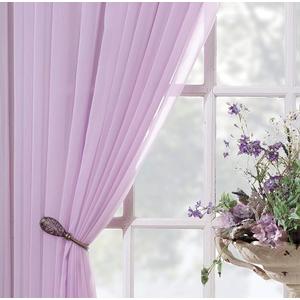 Today's Curtain Emelia Original Voile Panel 45", Lilac, 60" W x 45" L