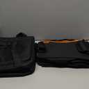 Car Front Trunk Organizer with Cooler Bag Compatible with Tesla Model 3, Model 3 Highland, Model Y Foldable Grocery Frunk Storage Bag Collapsible for Car SUV with Multi Compartment (Black with Lable)