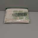 KGORGE Natural Linen Shower Curtain for Bathroom - Linen Blend Button Hole Semi Sheer Lightweight Waterproof Shower Curtains for Bathtub, 72 x 72 inches Long, Hooks Included