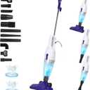 Intercleaner Corded Vacuum Cleaner, 15KPa Powerful Suction with 400W Motor, 12 in 1 Lightweight Bagless Stick Vac with Handheld, Ultra Quiet, for Hardwood Floor Carpet Car Pet Hair Car Pet Hair Purple