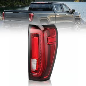 LED Tail Light Assembly Compatible with GMC Sierra 1500 2500HD 3500HD 2019-2024,Right Passenger Side Taillights Rear Lamp with Signature Brake Light Replace for 84565922 GM2801310