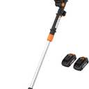 WORX 3 in 1 Cordless String Trimmer/Lawn Edger/Mini Mower, 12" Electric Weed Wacker with Command Feed, 20V Weed Eater with 5.5 LBS, 2 Batteries & Charger Included, WG170