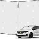 Canvcle Windshield Sun Shade for 2018-2025 2026 Honda Odyssey Accessories Thicken 6-Layer Front Window Sunshade Cover Sun Visor Protector Foldable Block UV Rays Keep Vehicle Cool
