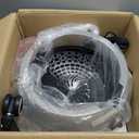 TASALON Ionic Hooded Hair Dryer - 1875W Bonnet Dryer with 3 Temperature Settings - Portable Standing Dryer for Home and Salon