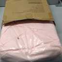 little dove Bed Canopy with Star Lights, Double Layer Canopy for Bed, Princess Play Tent for Girls Room, Breathable Bed Curtain for Children Reading Nook, Machine Washable, 25.6''x106'', Pink