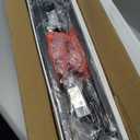 SUPERJARE 102 Inch Sofa Table with 2 Power Outlets and USB-C Ports, 5.9 Inch Narrow Console Table with Storage, Extra-Long Entryway Hallway Couch Table Behind Sofa, Small Spaces, Living Room, Black