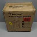 Bonsaii 6 Sheet High Security Micro Cut Paper Shredder, Credit Cards/Mail/Staples/Clips Shredder for Home Use with 4.2 Gallon Bin (C261-D)