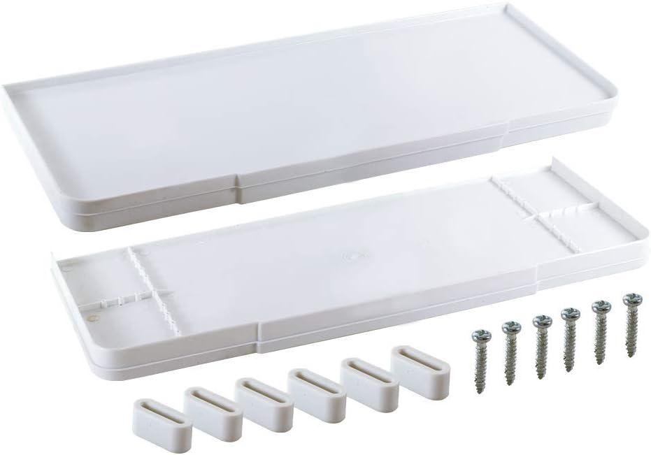 EZ-FLO 40271 Universal Toilet Tank Replacement Cover, White, 9 x 9 x 22.7"