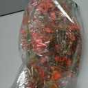 6 Bundles Artificial Fall Flowers for Outdoors Fake Plants Garden Home Fall Decor,UV Resistant Realistic Silk Faux Autumn Flower Indoor Outside Front Porch Patio Balcony Yard Farmhouse(Orange)