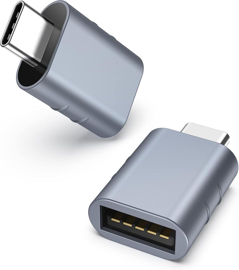 Syntech USB C Male to USB3 Female Adapter Compatible with iPhone 17 Pro Max iMac 2021, iPad Pro 2021, MacBook Pro 2020 / Air 2020 and Other Type C or Thunderbolt 3 Devices Blue, Pack of 2 Syntech USB C Male to USB3 Female Adapter Compatible with iPhone 17 Pro Max iMac 2021, iPad Pro 2021, MacBook Pro 2020 / Air 2020 and Other Type C or Thunderbolt 3 Devices Blue, Pack of 2