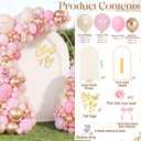 Capoda Wedding Arch Backdrop Stand and Cover 100 Balloon Set 6.6Ft, 3.3 x 6.6 ft