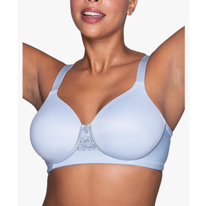Vanity Fair Women's Full Figure Beauty Back Smoothing Bra 44C Wirefree-Faded Denim