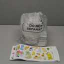 12 Pcs 34 oz Buckets for Drinks Ice Cream Buckets with Lids and Handles 150 Summer Stickers Cocktail Rum Bucket Clear Plastic Containers Reusable Plastic Pail for Summer Beach Party Supplies