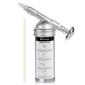 Thorstone Mini Grease Gun, 3oz One Handed Operation Push-Type with Needle Nozzle for Lawn Mower, Air Tool, Bicycle.