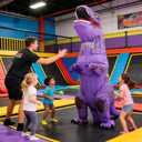 Inflatable Dinosaur Costume Adult, Fancy Halloween Blow up T-Rex Costume Full Body Dino Costume for Cosplay Party