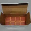 Kigley 8 Pcs Custom Wooden Name Sign 8 Letter Blocks and 78 Wooden Letter Name Wooden Cubes Wooden Blocks for Montessori Shower Name Alphabet Wood Signs(Wood)