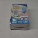 16 Pack Vacuum Storage Bags with Hand Pump, 4 Jumbo + 4 Large + 4 Medium + 4 Small Plastic Packaging Bags, 80% Space Saver Vacuum Seal Bags for Clothing, Travel Lugggage, Blankets, Comforters